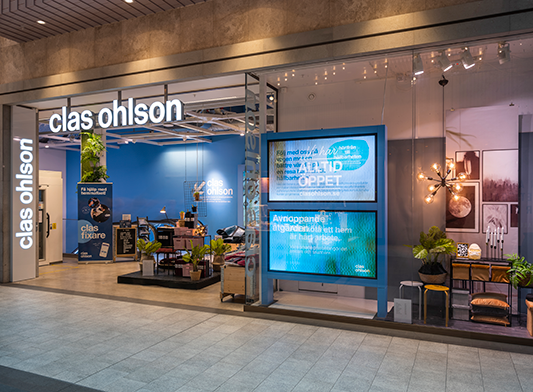 Clas Ohlson hardware store Gallerian