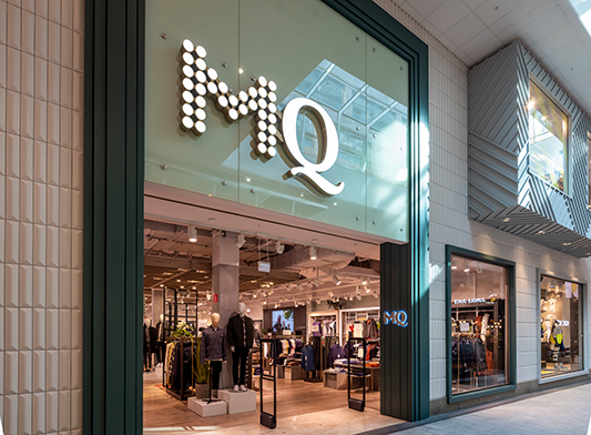 MQ butik i Gallerian i Stockholm.