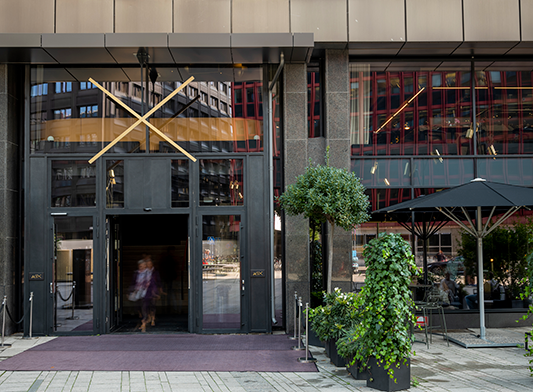 Hotel at Six vid Brunkebergstorg.