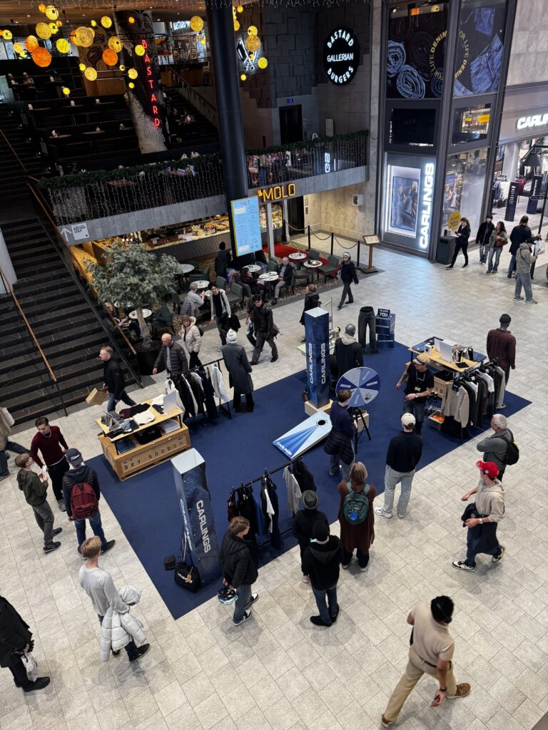 Carlings pop up Gallerian